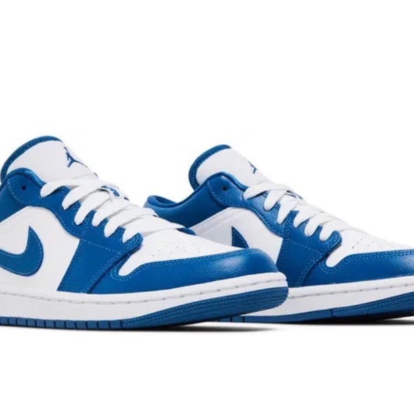 Nike Shoes - Nike Women's Air Jordan 1 Low 'Marina Blue' Sneakers